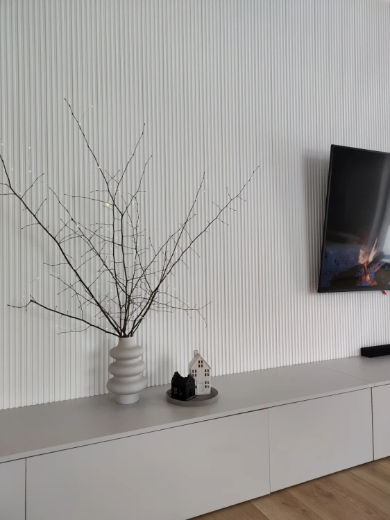 Biała Lamela ścienna Mardom Decor L0101TP