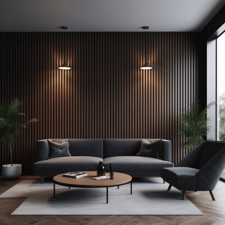 Lamela ścienna Mardom Decor Medio Dąb Ciemny L0204
