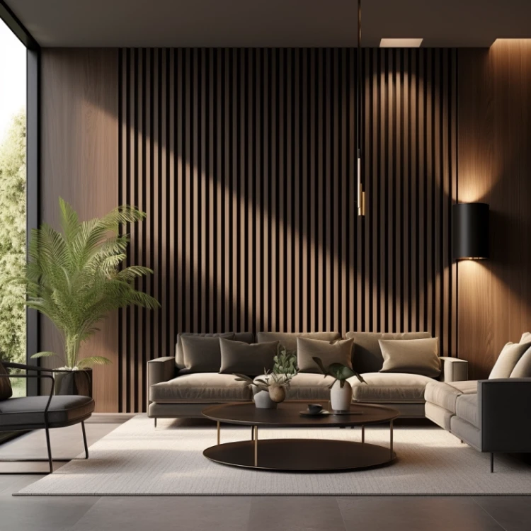 Lamela ścienna Mardom Decor Largo Dąb Ciemny L0304T