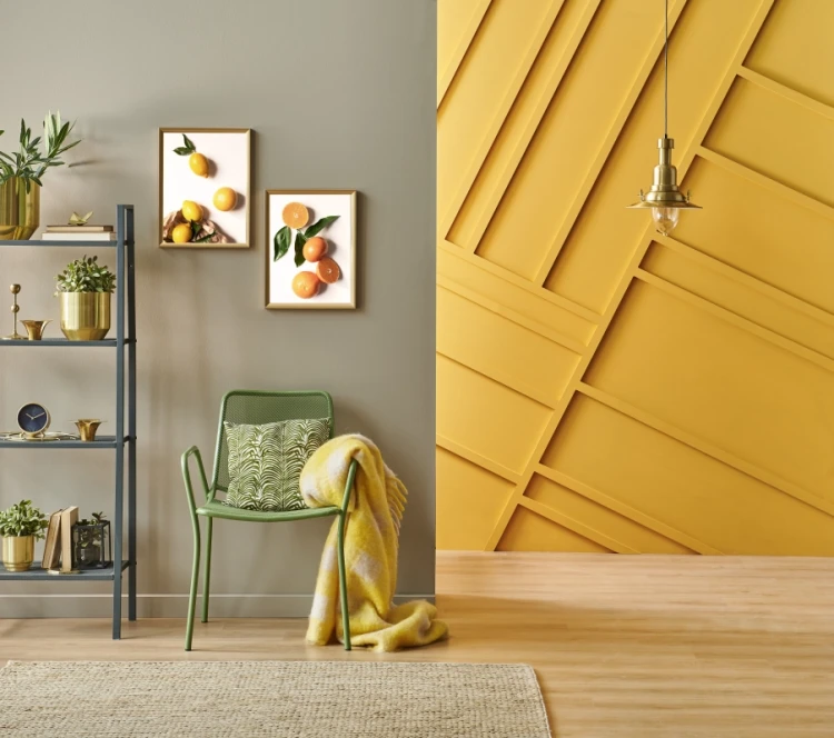 Listwa MD011 w aranżacji na ścianie