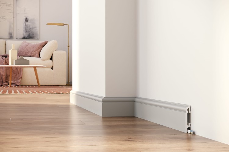 Listwa przypodłogowa Durofit szara PF082G